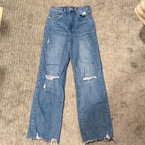 Blank NYC size 26 - Ribcage Distressed wide Jeans in Blue